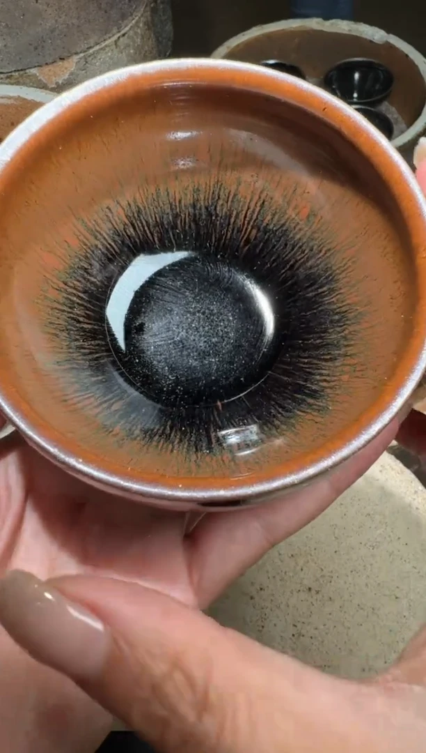 茶盏严柳忠柴烧盏3