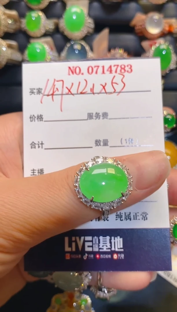 银S925镶嵌翡翠耳饰美****美天然