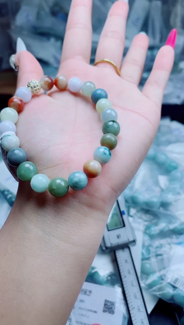 手链翡翠未镶嵌珠串