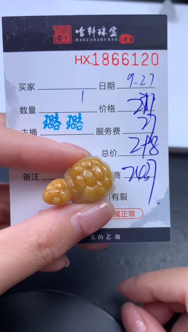 未镶嵌挂件翡翠哈轩 挂件1