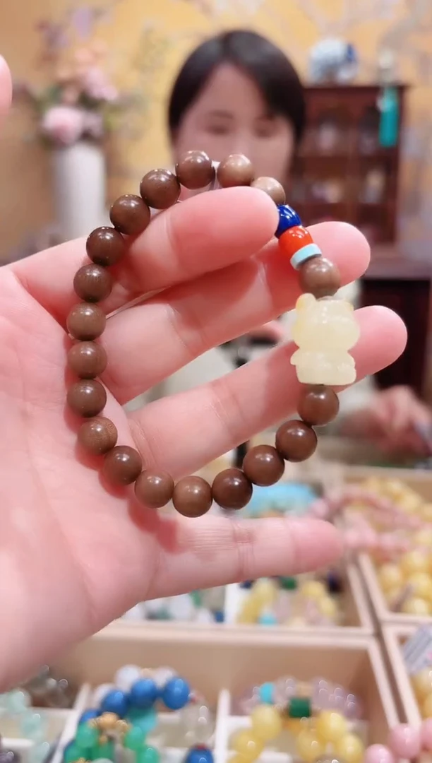 手串蜜蜡未镶嵌多宝设计款