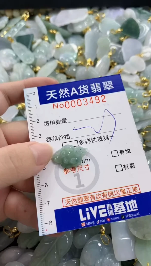 颈饰未镶嵌翡翠天然A货翡翠