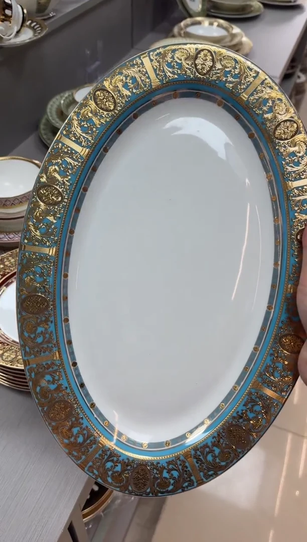 【闪购商品】瓷片14英寸鱼盘福利款