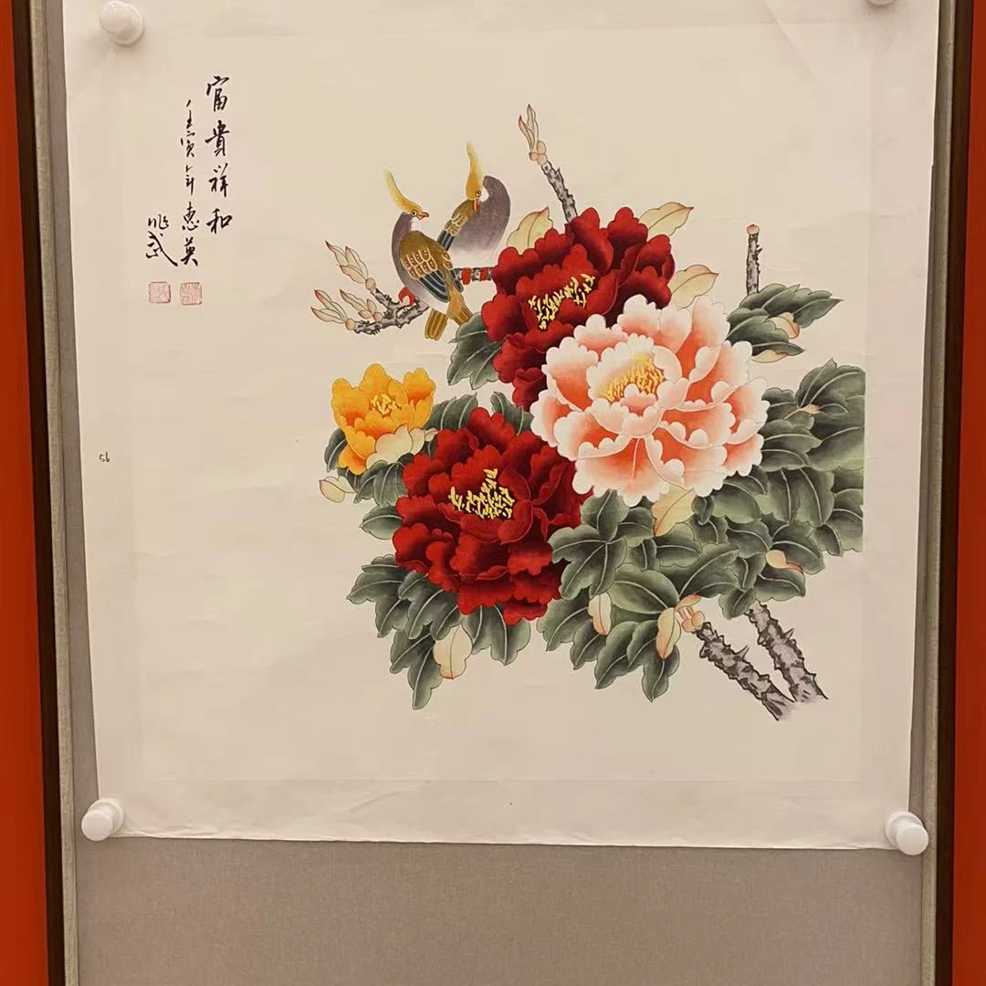 窗展示/文舒文化/绘画/老师/宣纸国画/有证书/不带框56