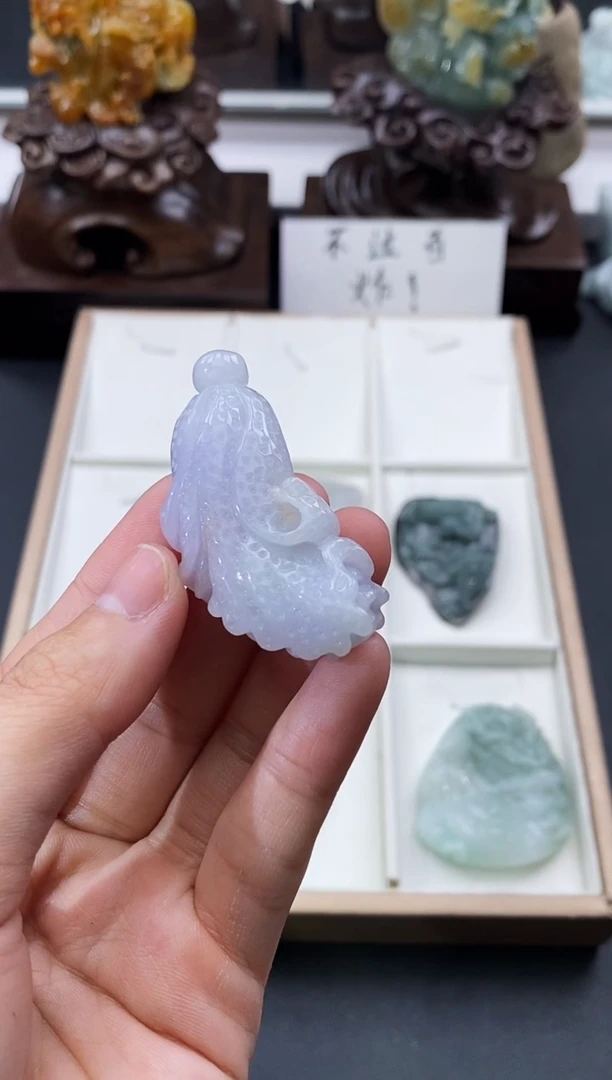 颈饰未镶嵌翡翠天然缅甸A货翡翠