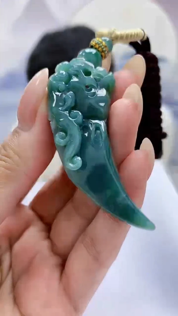 未镶嵌定制翡翠4898MM-毛货挂件31
