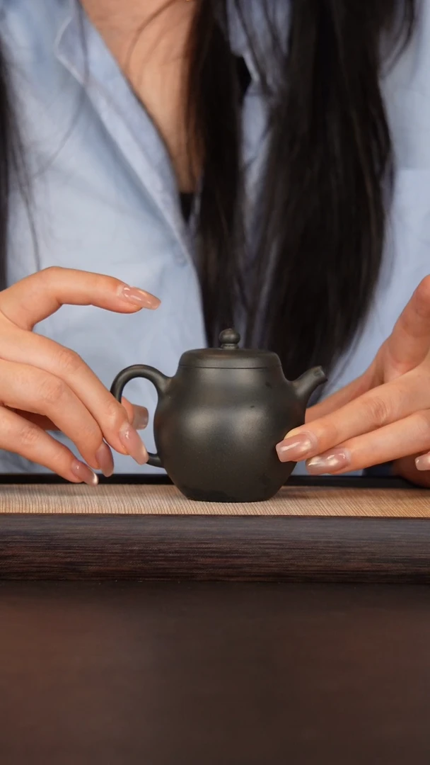 茶壶紫砂九龄君子兰 秋水壶150cc