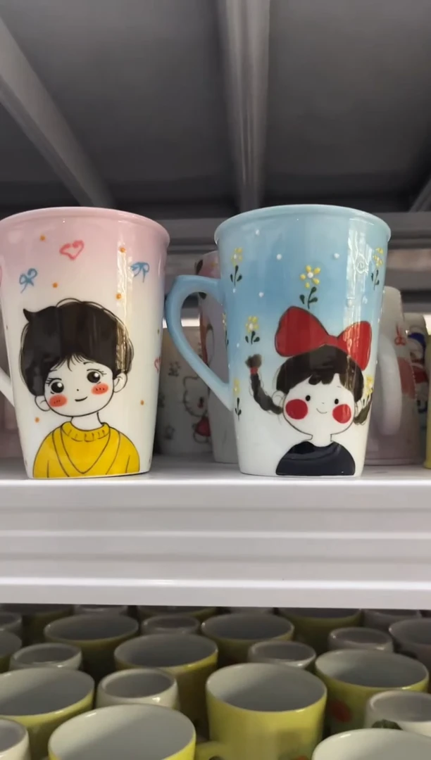 手绘景德镇餐饮具玲珑2个