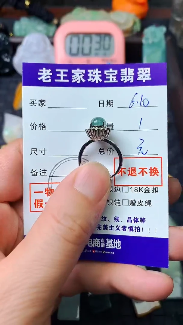 翡翠未镶嵌颈饰料子