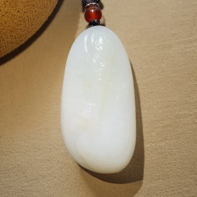 和田玉未镶嵌吊坠(不含链)