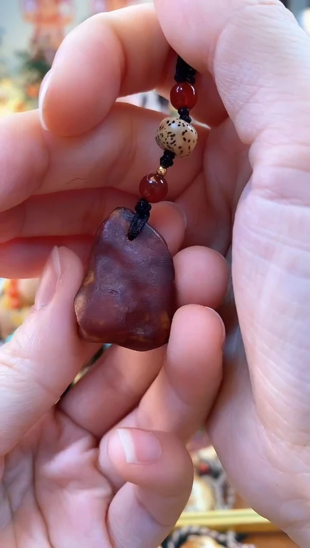 【闪购商品】琥珀颈饰未镶嵌吊坠