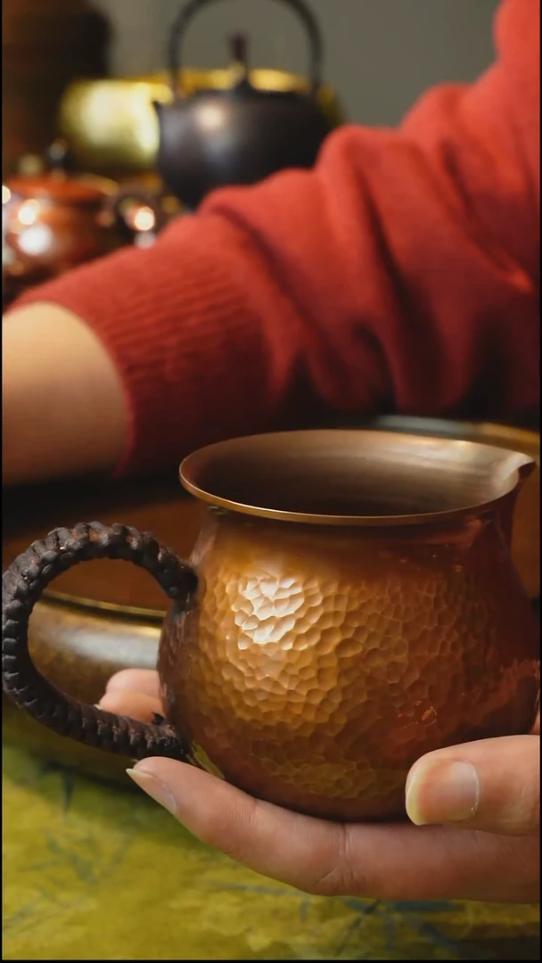 纯紫铜公道杯【冲之雅器】