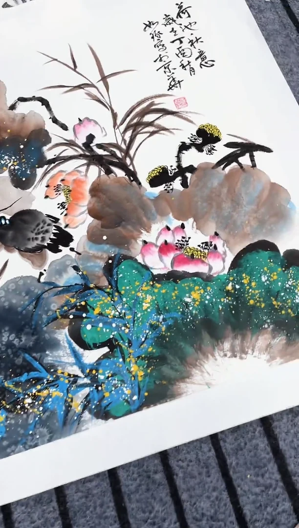 精品国画花鸟作品