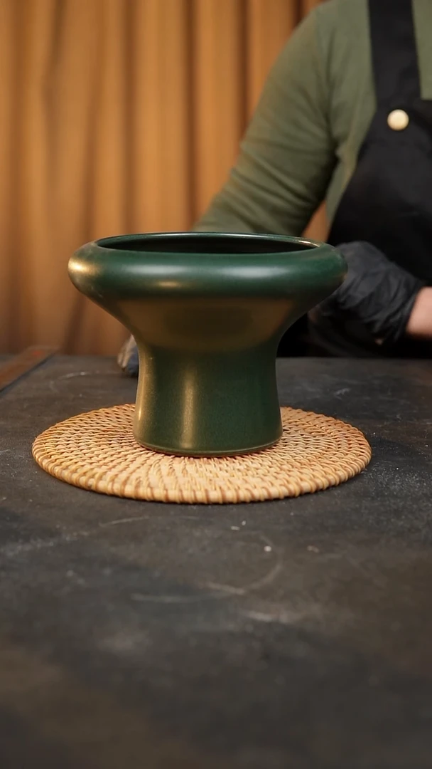 【闪购商品】瓷片泥泥陶瓷花盆