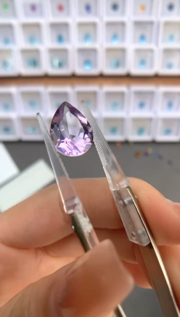 未镶嵌裸石定制水晶5.49ct