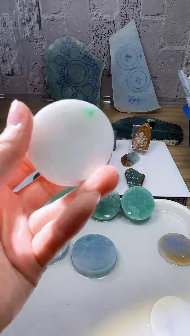 裸石翡翠天然翡翠A货余 南 873