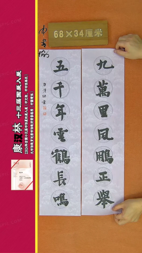 【闪购商品】书法71康汉林书法作品