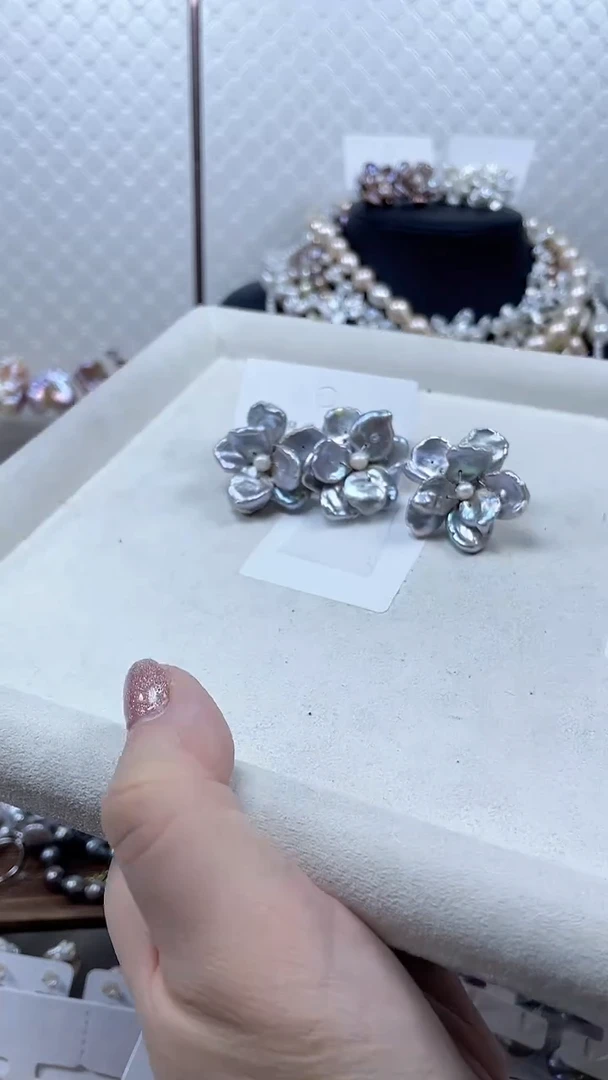 未镶嵌套装淡水珍珠【纯恬饰品】