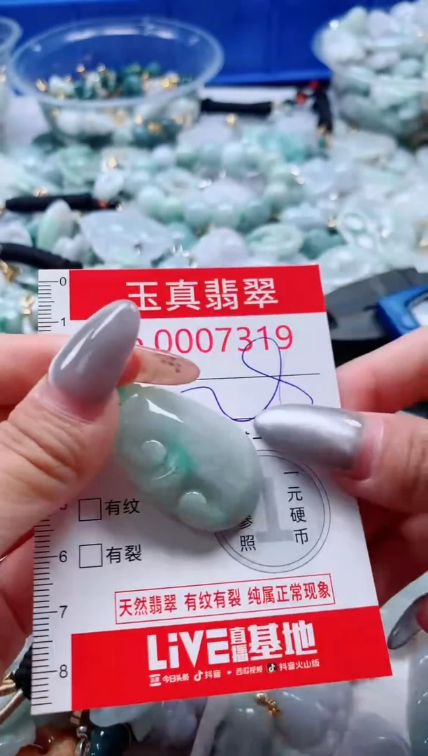 吊坠(不含链)未镶嵌翡翠7319