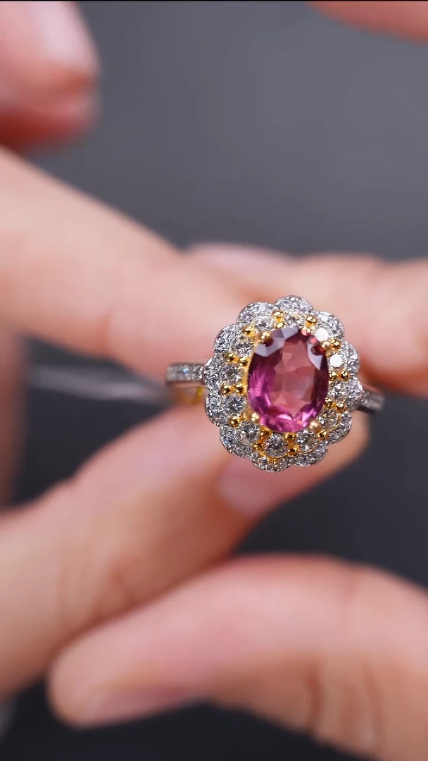 手饰银S925镶嵌碧玺手饰