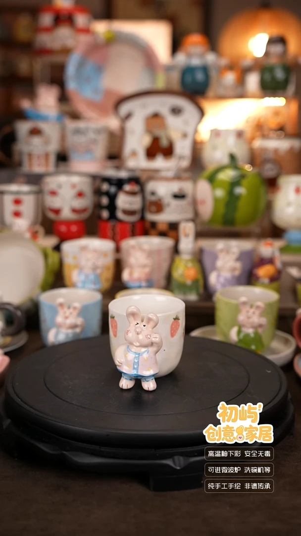 瓷初屿手工餐具套装