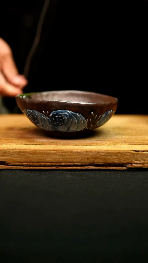 @@陶园瓷舍@@纯手工手绘@高温釉下彩