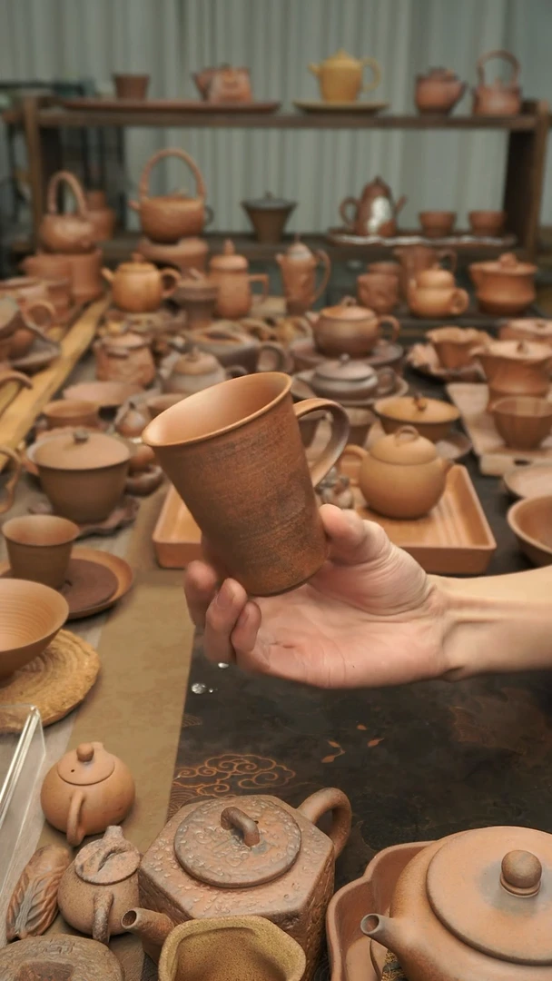 老岩泥原矿老岩泥  小把手可乐杯