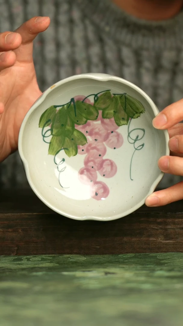 青诗集手工手绘瓷器