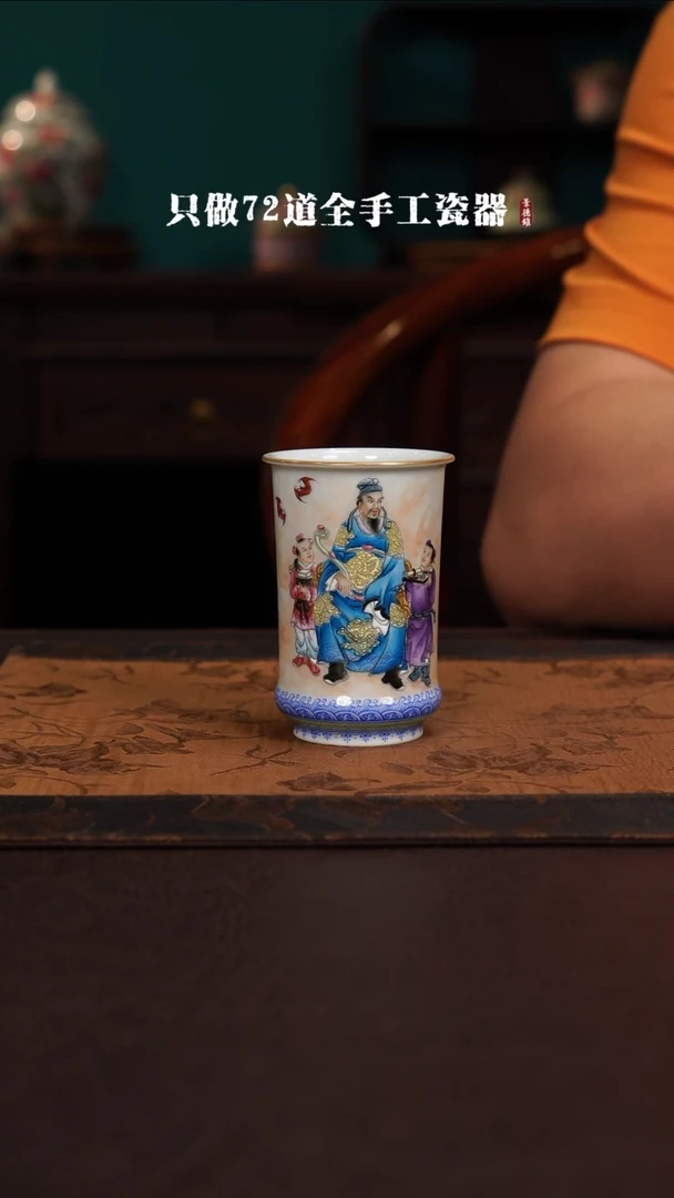 瓷片做*人景德镇手工手绘陶瓷