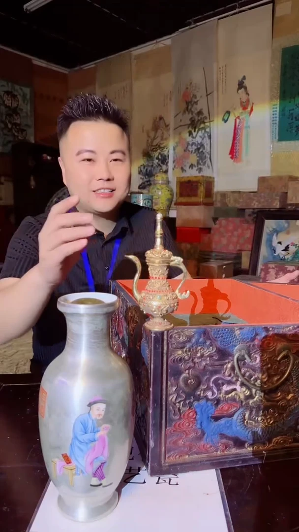 瓷片景德镇现代陶瓷 流水74