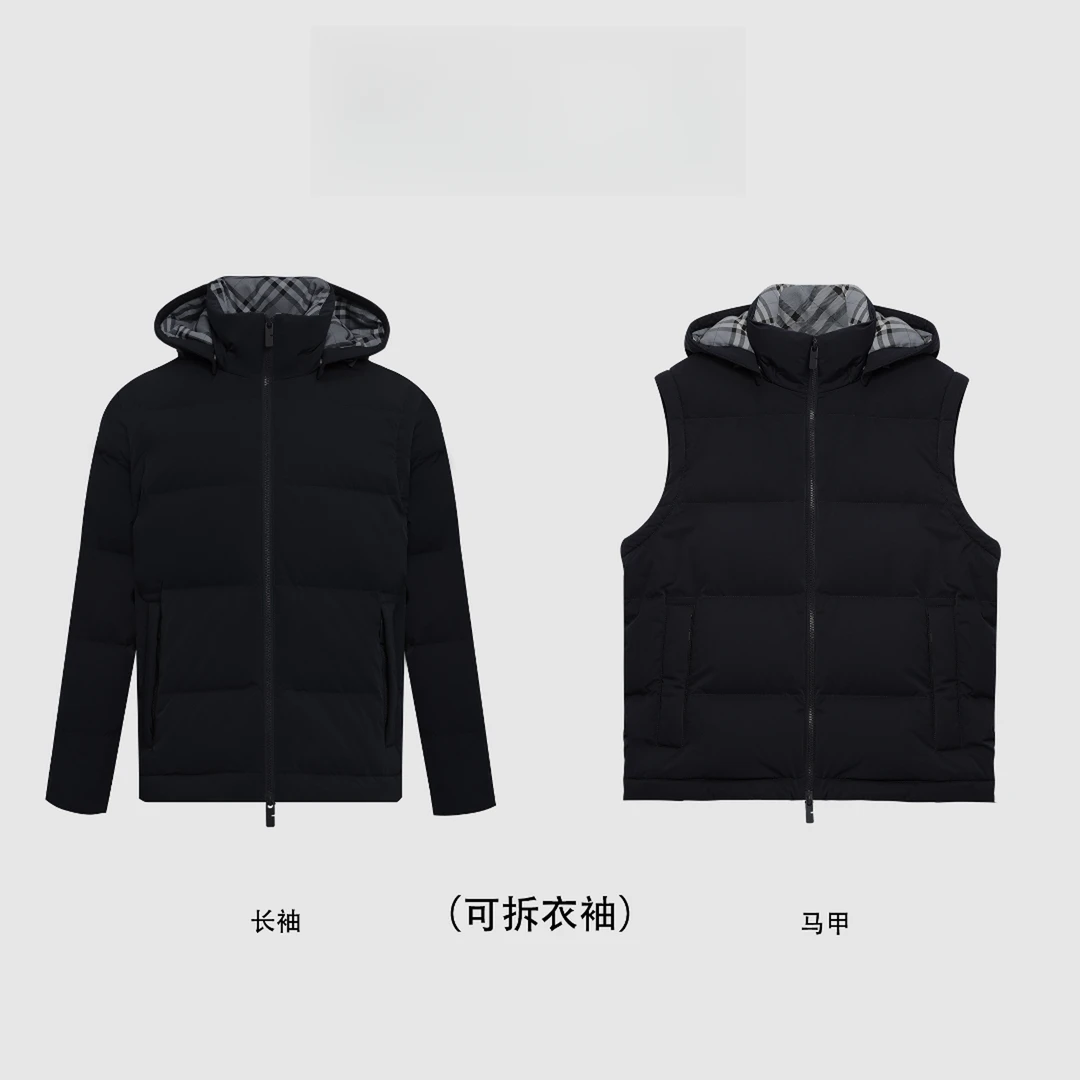 雅心Eicalonce 冬季三防面料可拆卸高充绒保暖鹅绒服SN80387