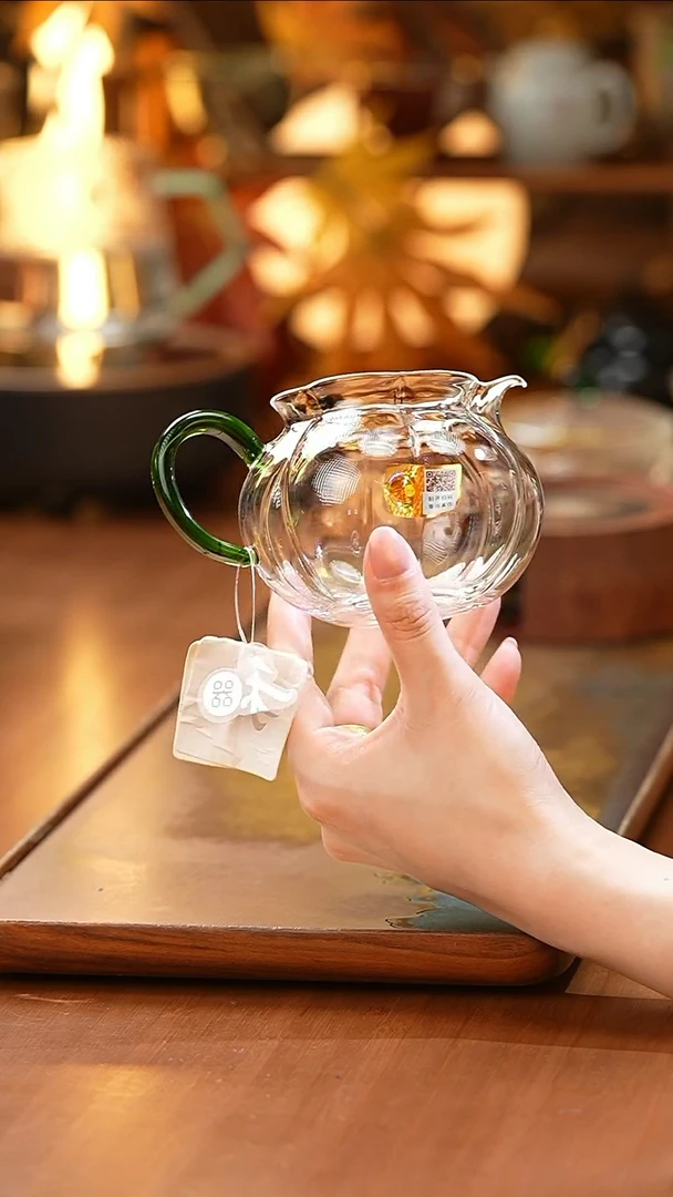 禾器/晶彩纳福茶海/湖绿色