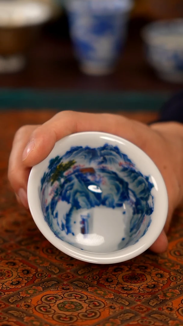 瓷片景德镇窑口茶器