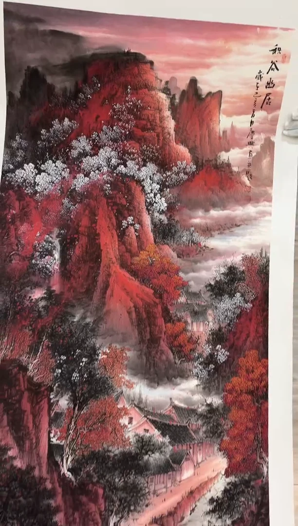 国画38赵隆轩美术馆李庆兴老师作品