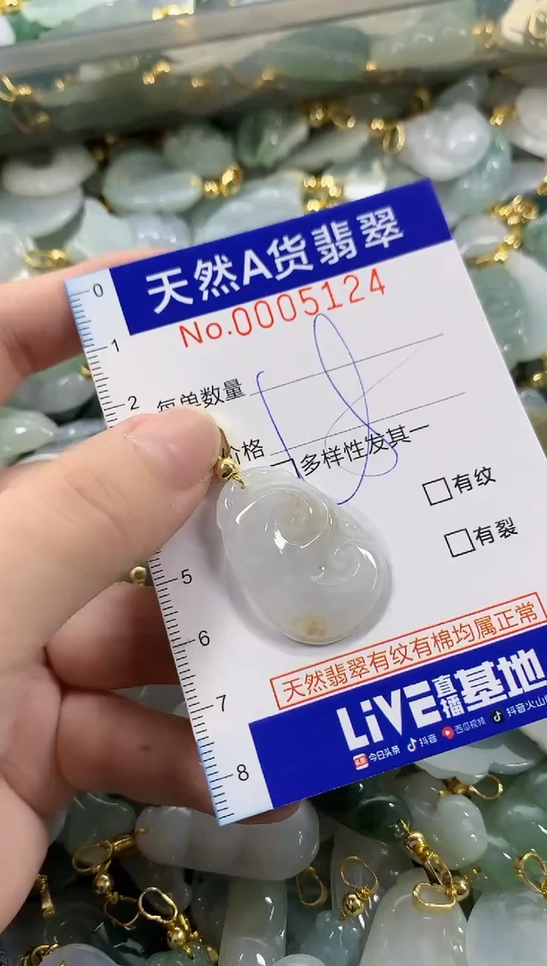 颈饰未镶嵌翡翠天然A货翡翠