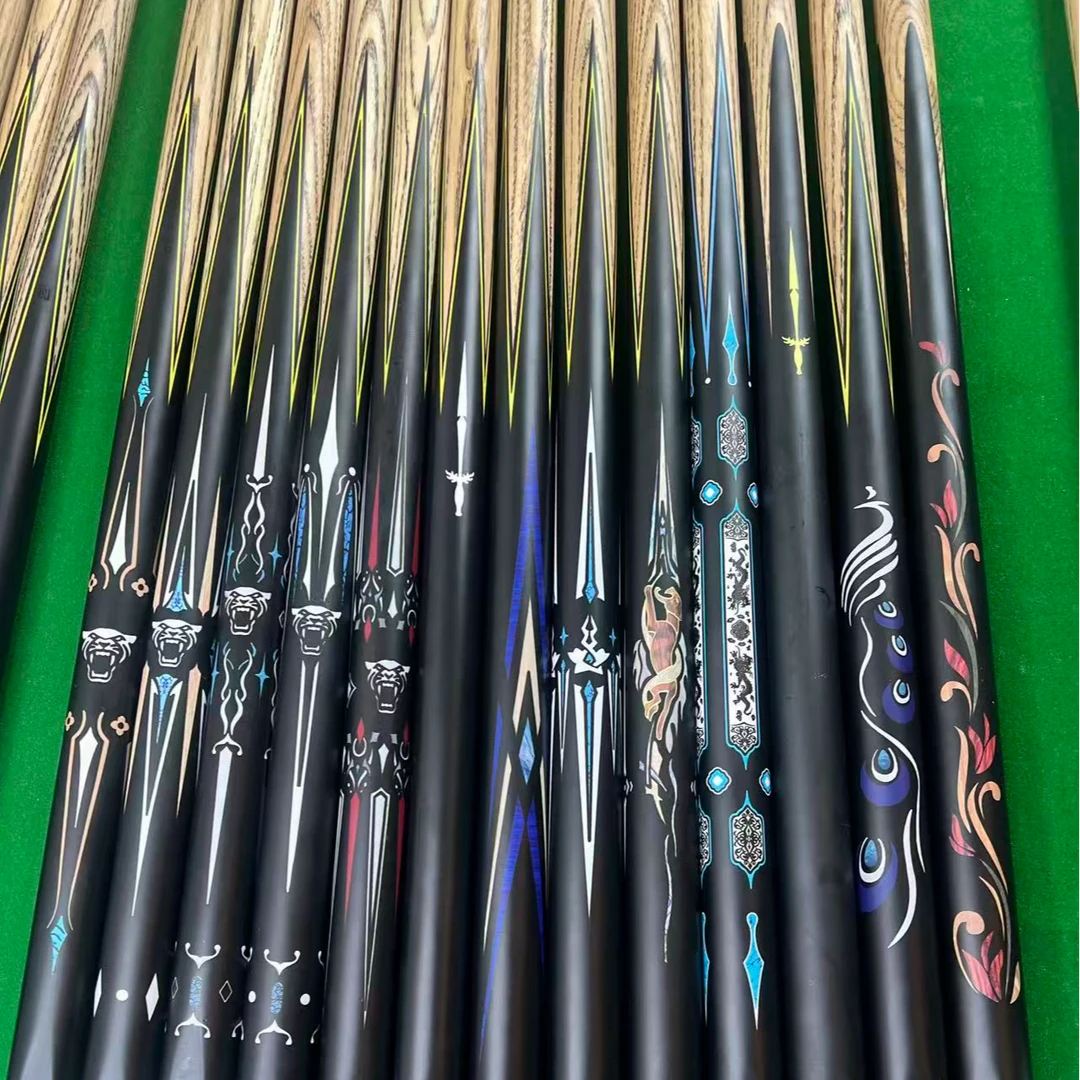 复刻白蜡木台球杆（自然剑纹【联系客服可选剑纹】）