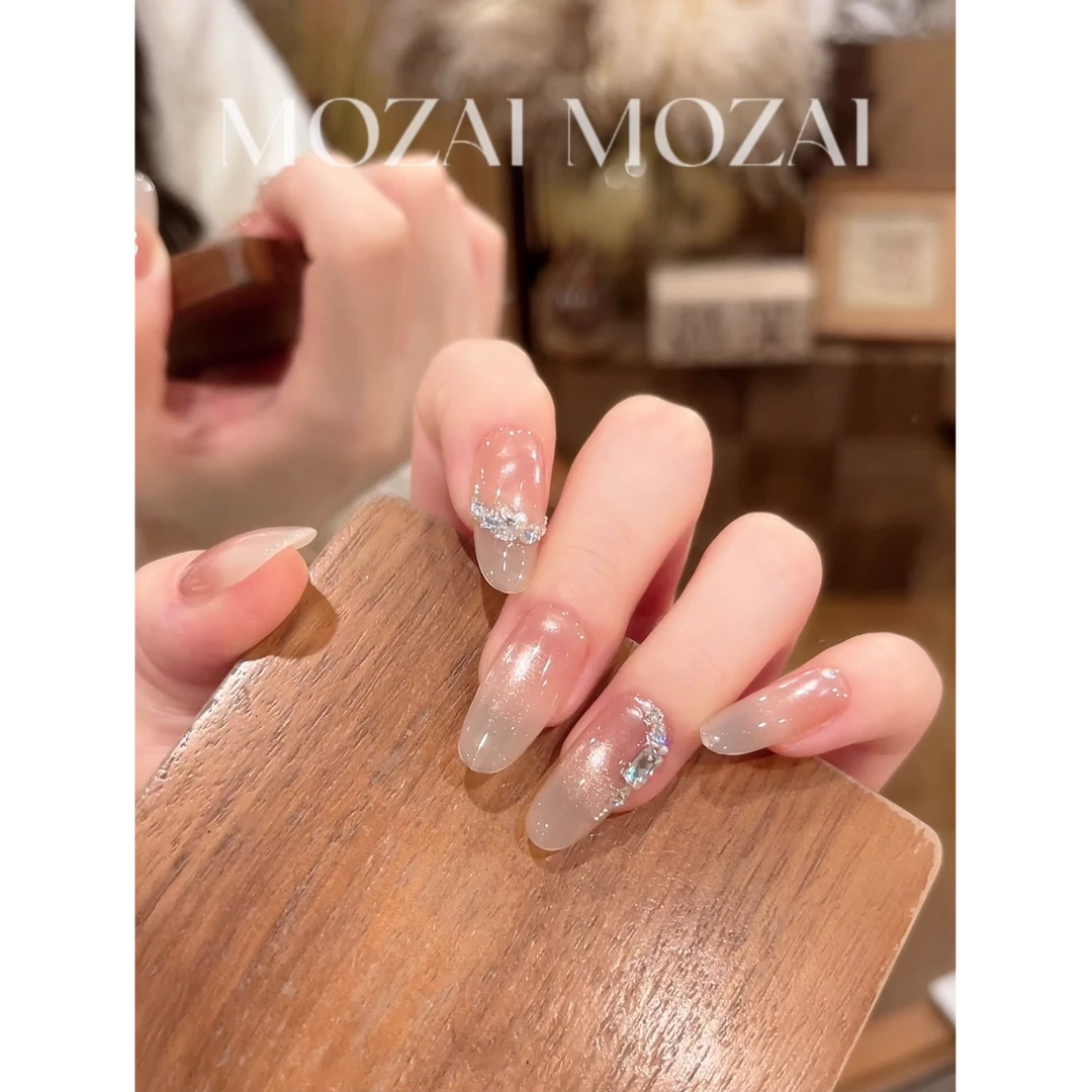 茉哉I现货【露西小姐】纯手工定制美甲拆卸穿戴甲A5144