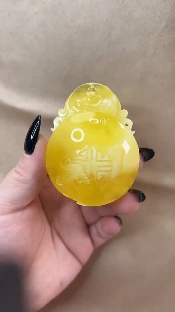 琥珀颈饰未镶嵌吊坠