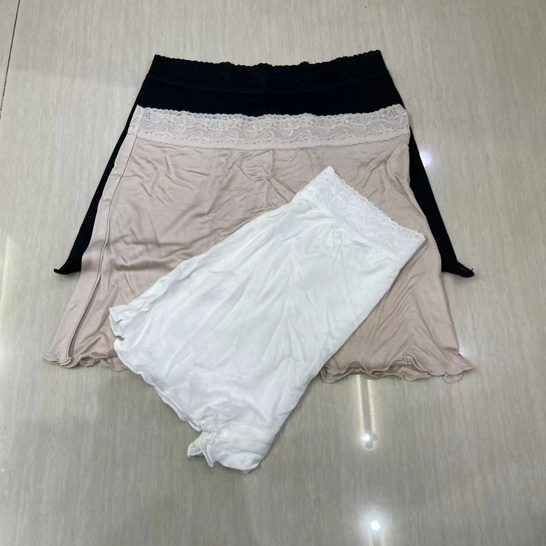 K021 舒适桑蚕丝防走光女士薄款百搭安全裤打底裤