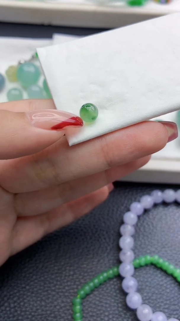 未镶嵌定制翡翠浅**璃1366