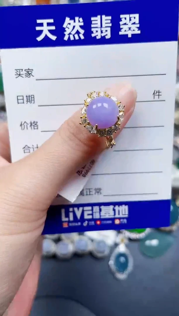 银S925镶嵌翡翠耳饰609