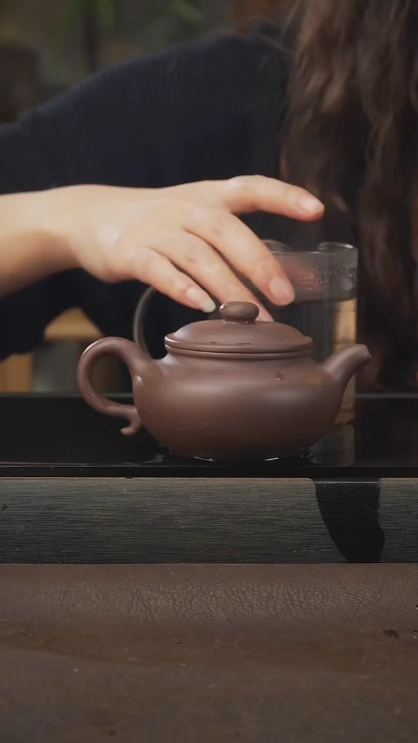 茶壶紫砂38，仿古，天青，240cc