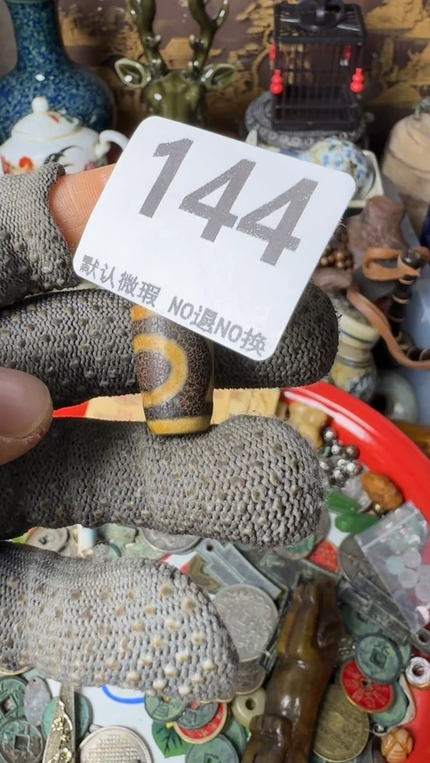 复古用****7工艺品天珠144