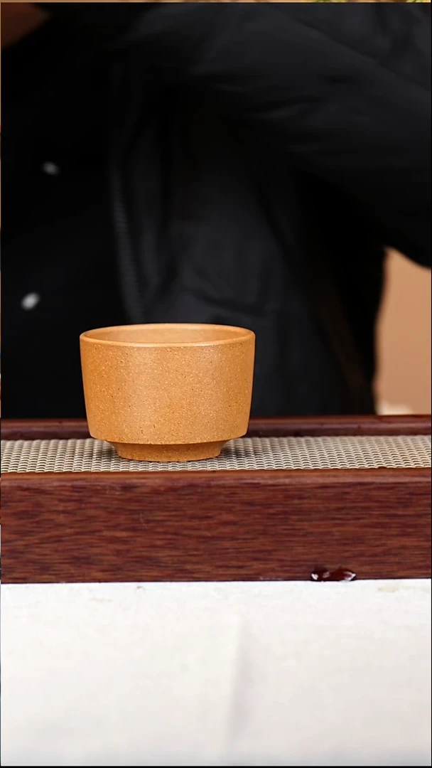 茶杯紫砂主人杯黄降坡150CC-033