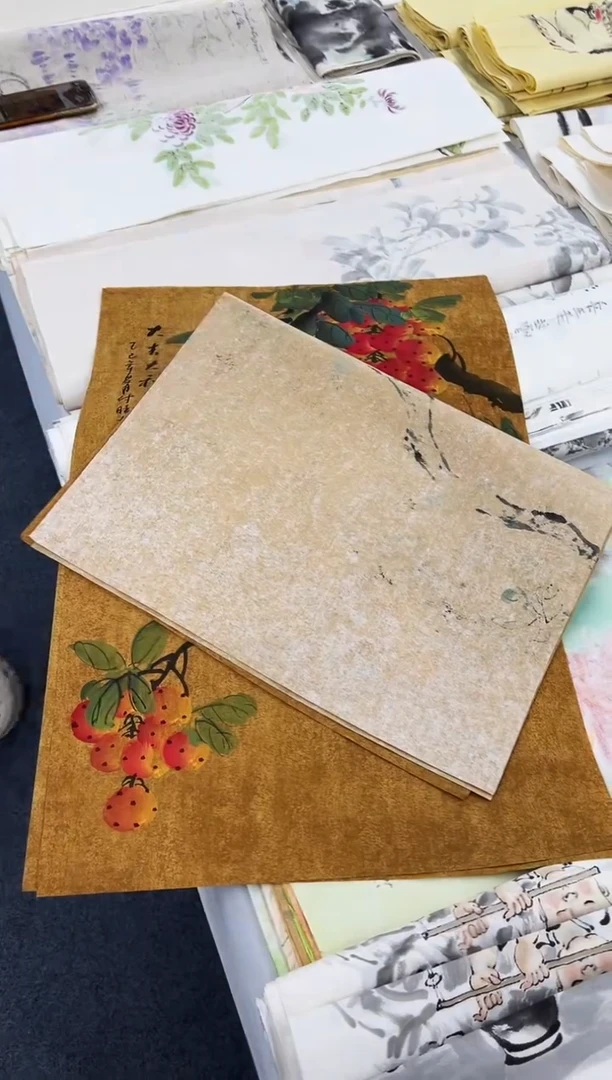 国画宣纸纯手绘字画