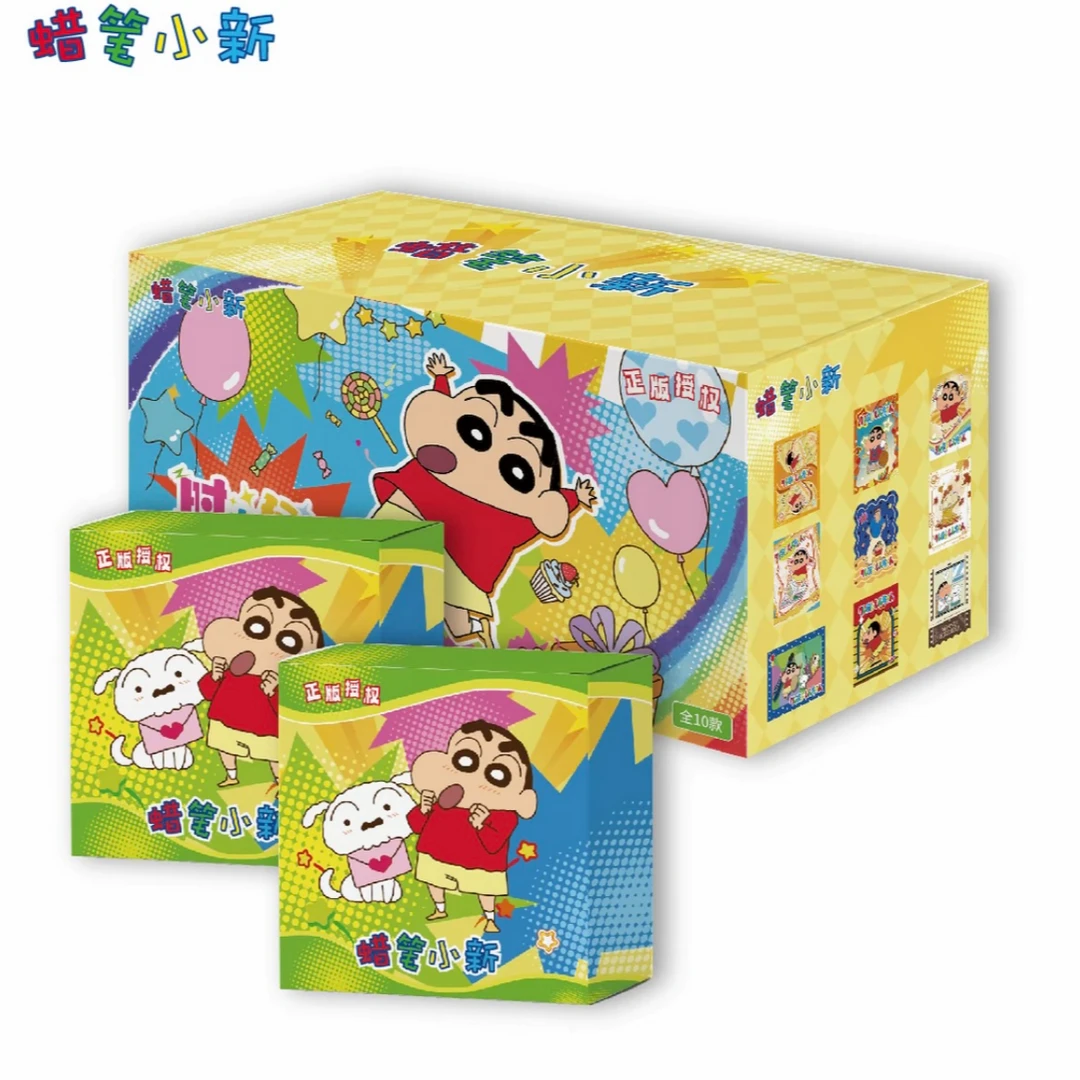 【WW】卡迷家蜡笔小新时光玩伴木质冰箱贴