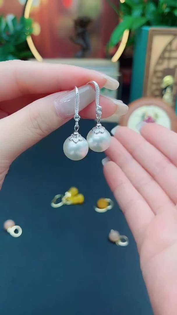 耳饰未镶嵌拼合珍珠（马贝珠）239000