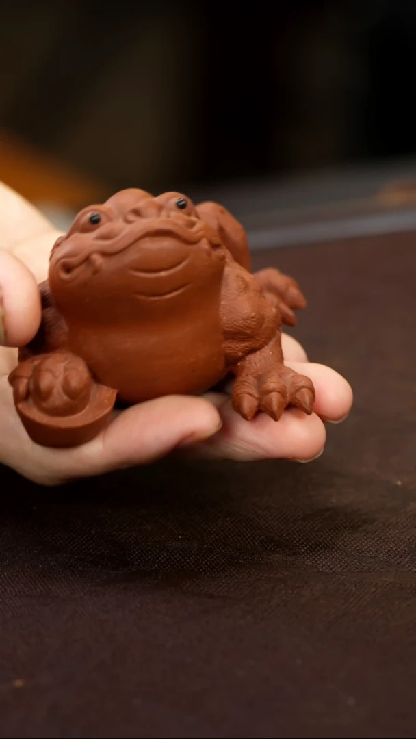 紫砂茶宠紫砂金蟾