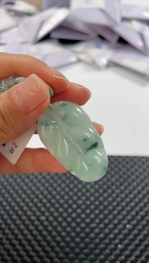 颈饰未镶嵌翡翠4224 叶子