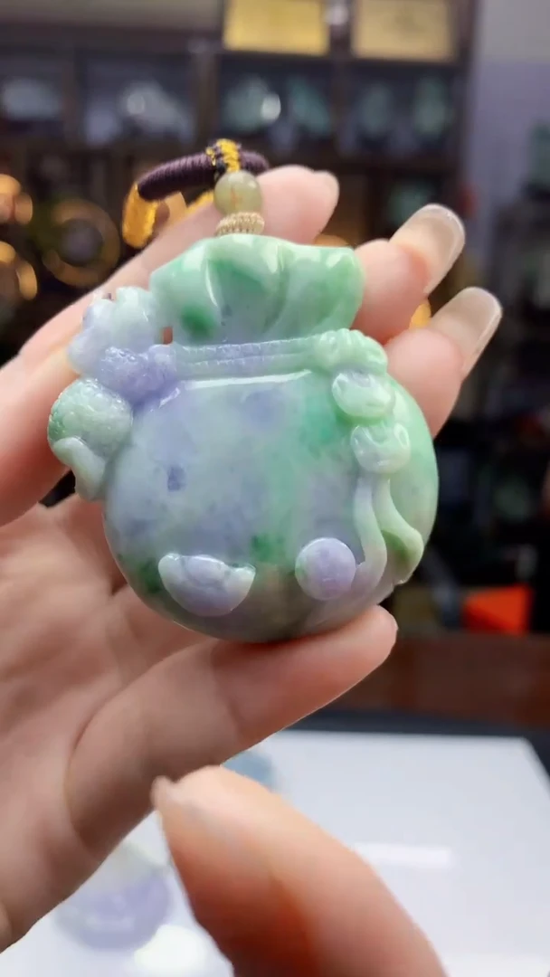 定制翡翠未镶嵌1024ry-毛货挂件65